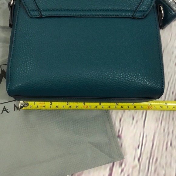 Jessica Moore Teal Handbag with Strap - Picture 4 of 5